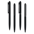 Werbe Großhandelspreis Metal Stylus Touch Kumpel schwarzer Stift mit Logo gedruckt